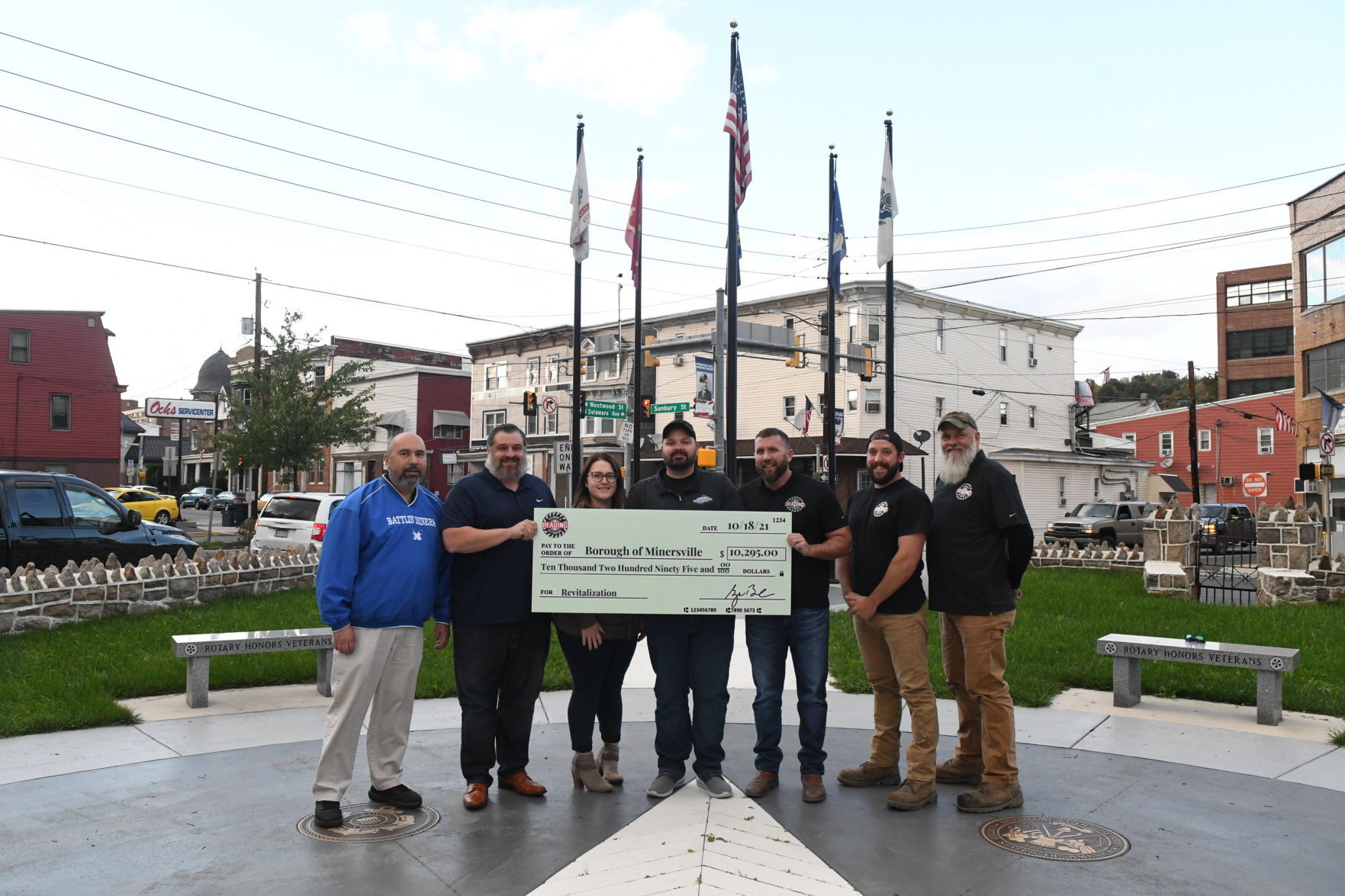 Famous Reading Outdoors (FRO) - Over $10,000 in proceeds from ATV run presented to Minersville